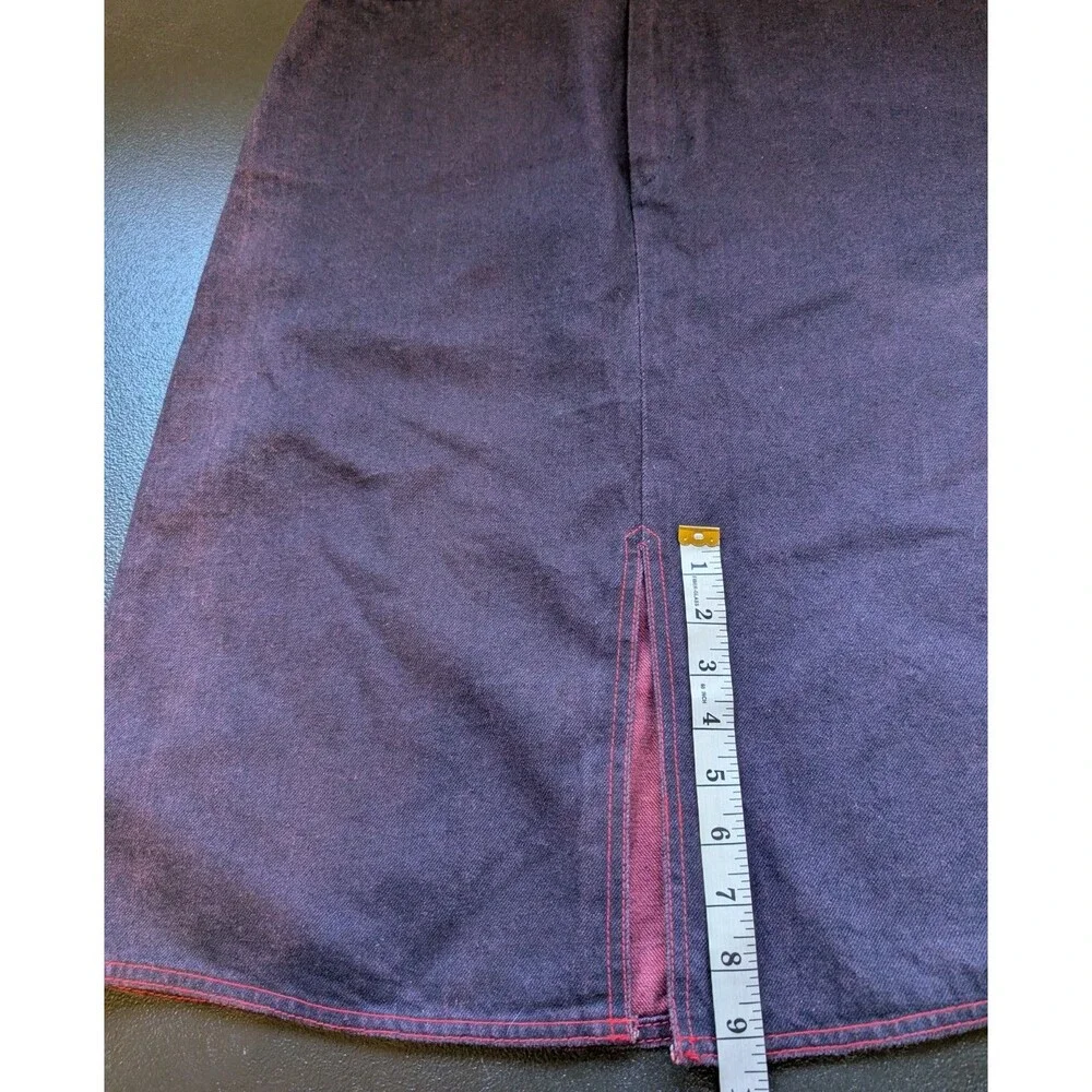 John Sullivan For Pioneer Wear Vintage Women Midi Skirt Denim Western Size 11/12